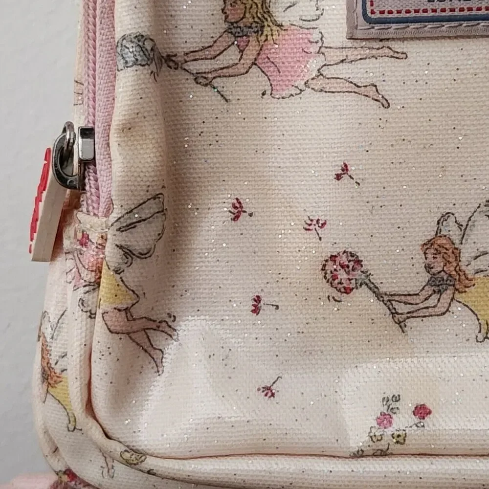 Cath Kidston Kids Girls Mini Backpack Rucksack Pink Fairy Ballerina Oilcloth- F6